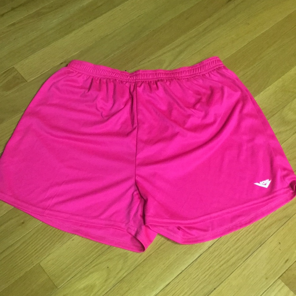 Hot pink basketball shorts